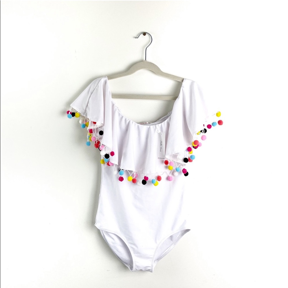NWOT Stella Cove Pom Pom Swimsuit